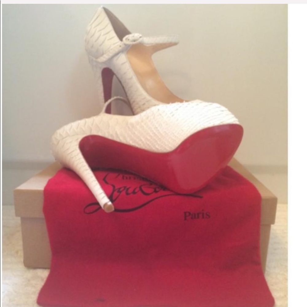 Christian Louboutin Matte Python Lady Highness 160 - image 3